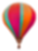 Medium blured baloon